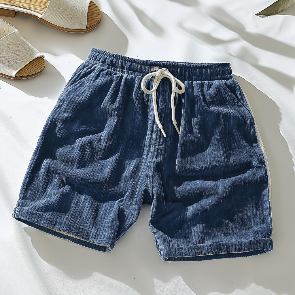 Men | Casual Shorts | Elastic Waist | Adjustable Drawstring | Relaxed Fit | Everyday Comfort