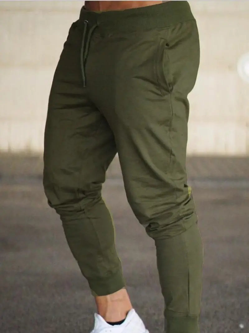 Men | Jogger Pants | Adjustable Drawstring Waist | Tapered Fit | Elastic Cuffs | Casual Everyday Wear