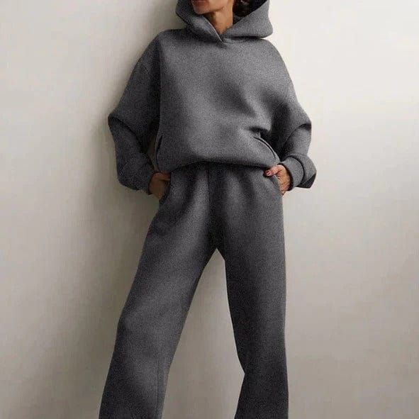 Women | Hoodie & Jogger Set | Relaxed Fit | Casual Loungewear | Winter Outfit