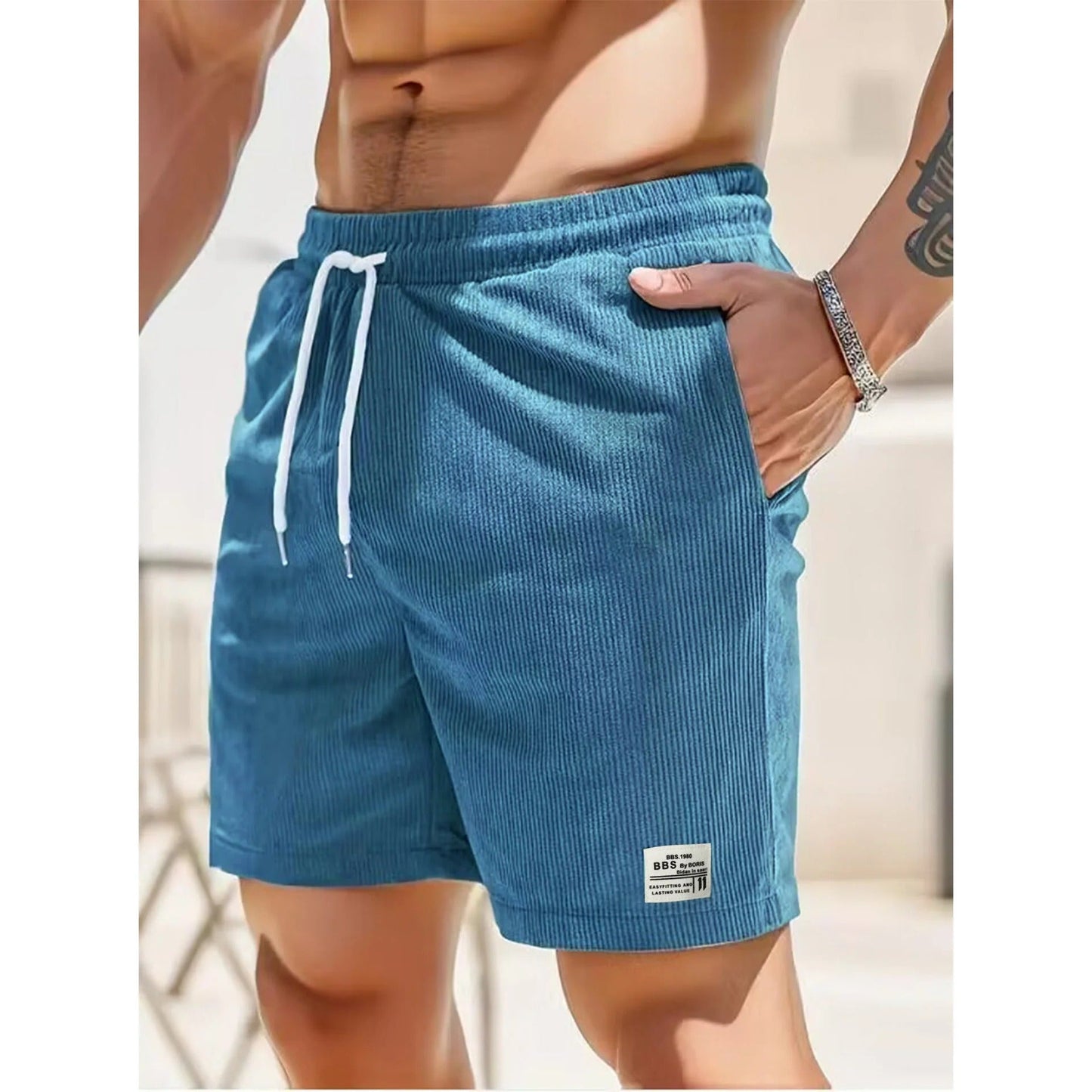 Men | Casual Shorts | Spacious Pockets | Standard Waist | Lightweight | Summer Wear