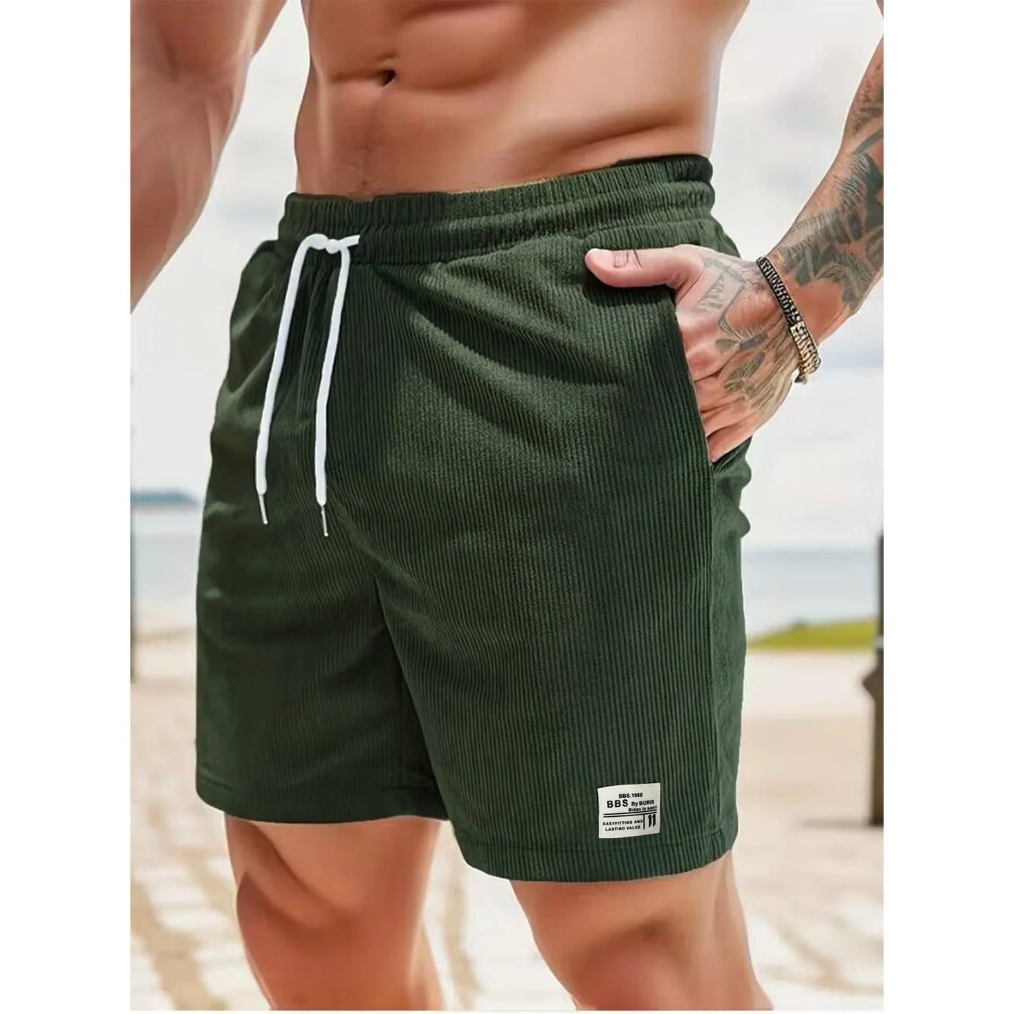 Men | Casual Shorts | Spacious Pockets | Standard Waist | Lightweight | Summer Wear