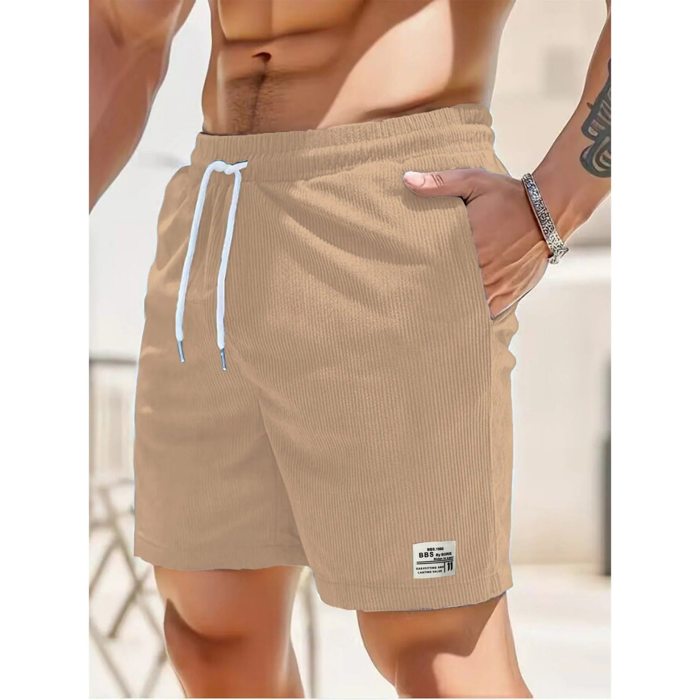 Men | Casual Shorts | Spacious Pockets | Standard Waist | Lightweight | Summer Wear