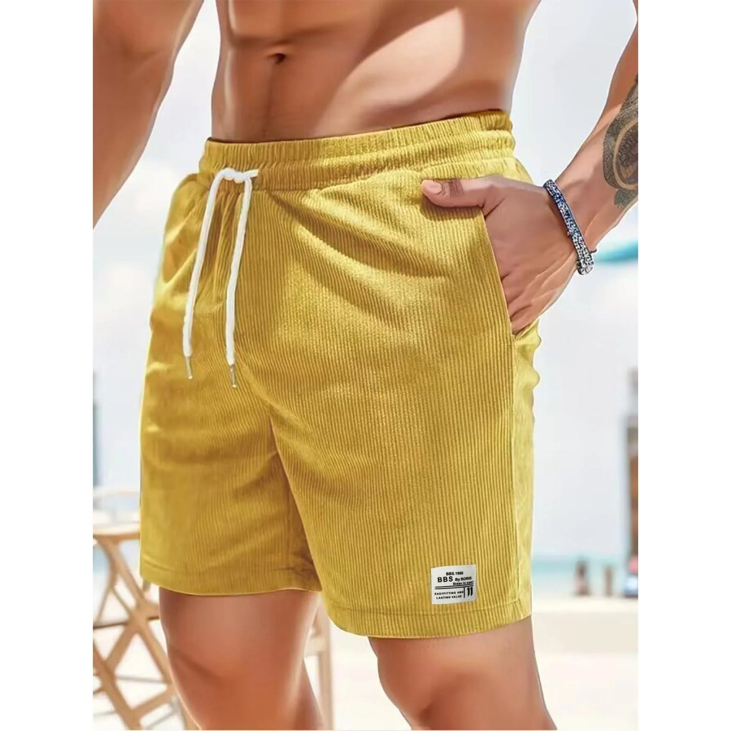 Men | Casual Shorts | Spacious Pockets | Standard Waist | Lightweight | Summer Wear