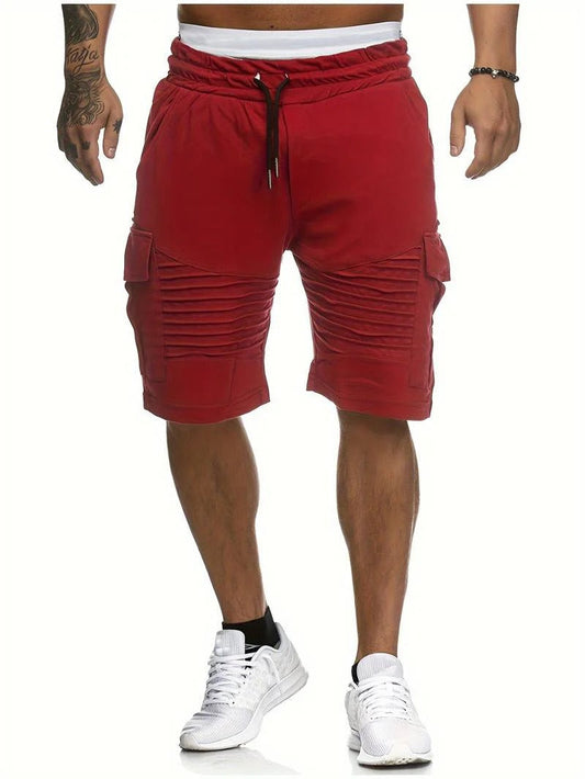 Men | Shorts with Flap Pockets | Straight Cut | Standard Waist | Casual Summer Wear