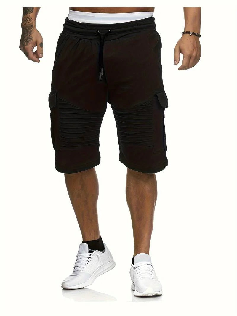 Men | Shorts with Flap Pockets | Straight Cut | Standard Waist | Casual Summer Wear