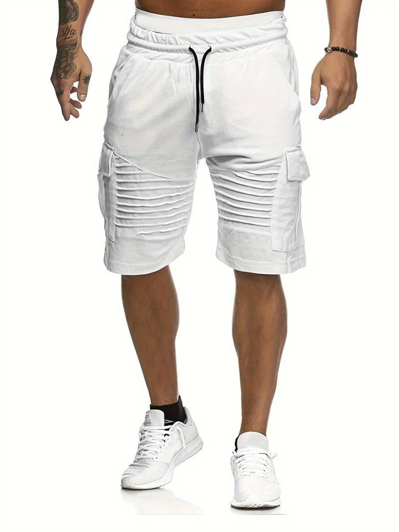 Men | Shorts with Flap Pockets | Straight Cut | Standard Waist | Casual Summer Wear