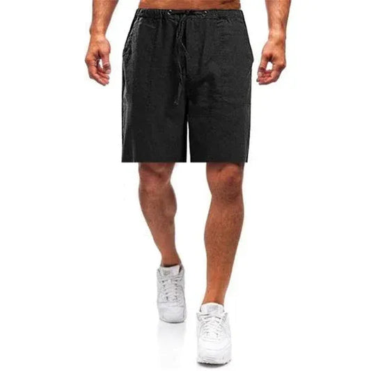 Men | Shorts | Elastic Drawstring Waist | Loose Fit | Straight Cut | Casual Summer