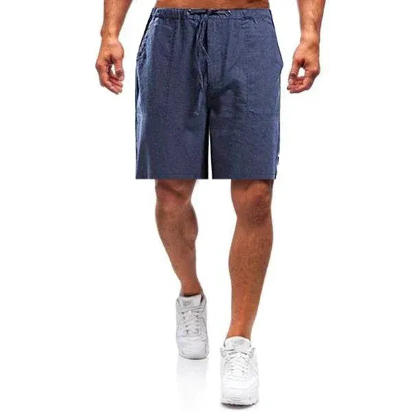 Men | Shorts | Elastic Drawstring Waist | Loose Fit | Straight Cut | Casual Summer