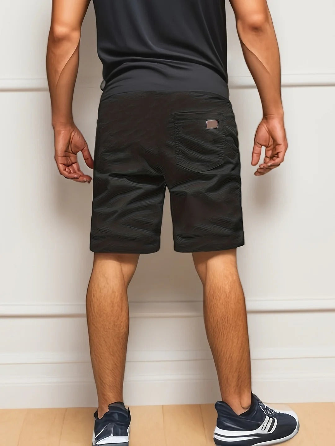 Men | Cargo Shorts | Elastic Drawstring Waist | Multi-Pocket | Straight Cut | Casual Summer