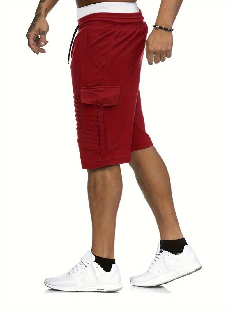 Men | Shorts with Flap Pockets | Straight Cut | Standard Waist | Casual Summer Wear