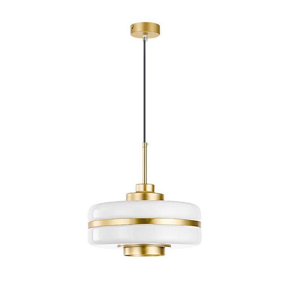 Scandinavian Glass Pendant Lamp for Dining & Living Spaces | Minimalist Luxury Hanging Light | Adjustable Cable 1.5m | LED Compatible