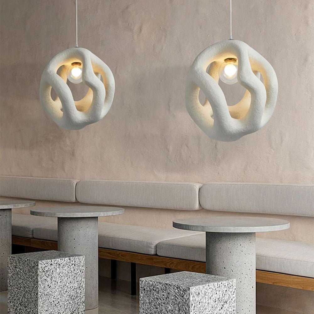 Wabi Sabi Pendant Lamp | Minimalist Hanging Light | E27 Fixture | Soft Ambient Lighting for Modern Interiors