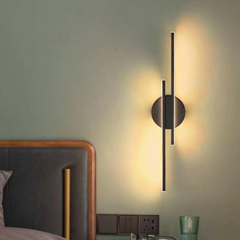 Modern Wall Lamp LED Sconce Minimalist Ambient Lighting | Aluminum & Acrylic | Warm & Cool Light Options | 14W Indoor Wall Light
