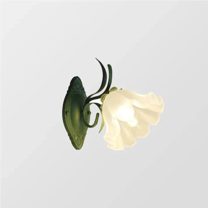 Lily of the Valley Flower Wall Lamp | Floral Design | E27 Socket | Iron Acrylic | Decorative Ambient Lighting for Bedroom and Living Room