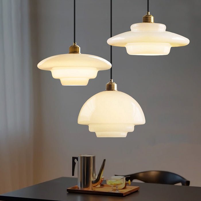 White Glass Pendant Lamp