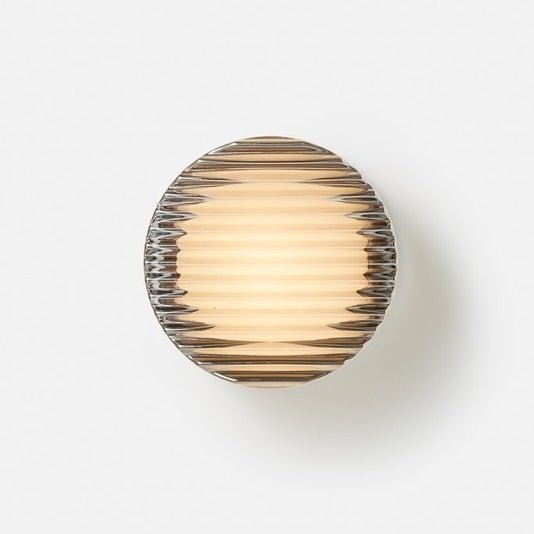 Modern Round LED Wall Lamp Indoor & Outdoor | Up Down Ambient Light | Acrylic Aluminum | Waterproof Compact Wall Sconce