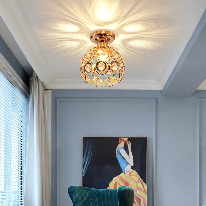 Beautiful Golden Luxury Ball Hall Ceiling Light