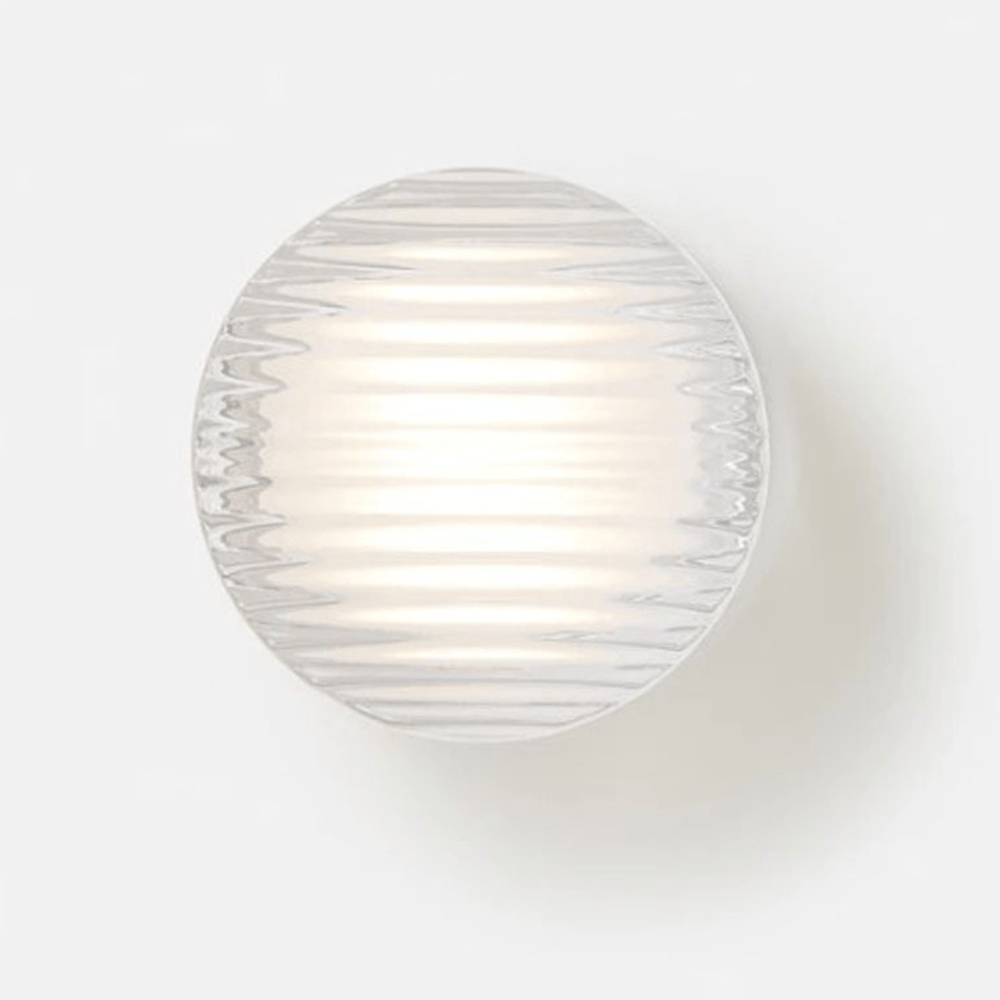 Modern Round LED Wall Lamp Indoor & Outdoor | Up Down Ambient Light | Acrylic Aluminum | Waterproof Compact Wall Sconce