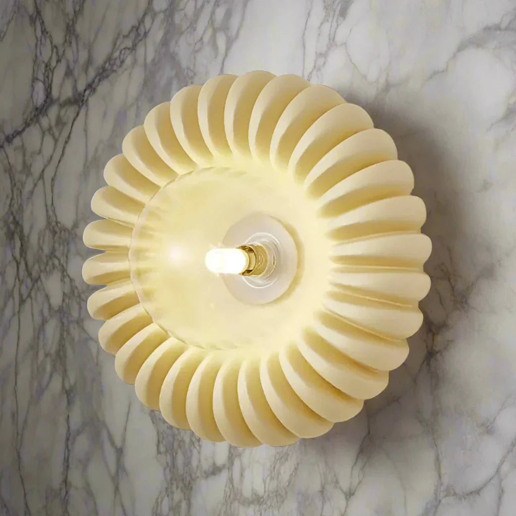 Modern Resin Bedroom Wall Lamp Creative Design | G9 Wall Light Fixture | Minimalist Decorative Lighting | Indoor Ambient Lamp | 24cm