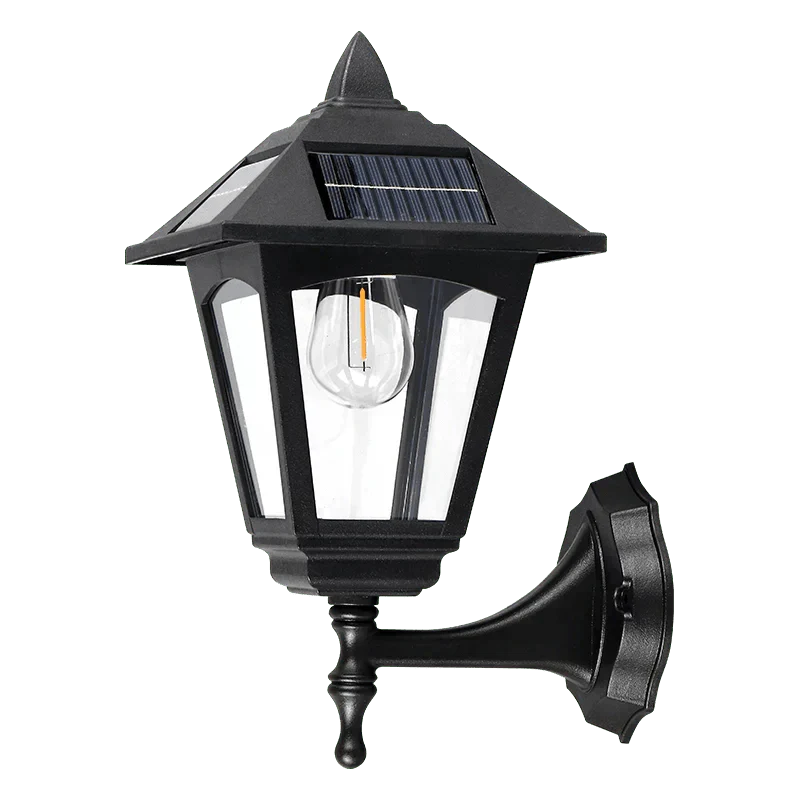 Classic Wireless Solar Wall Light | Solar-Powered Outdoor LED Lamp | Weatherproof IP65 | Garden Path Balcony Terrace