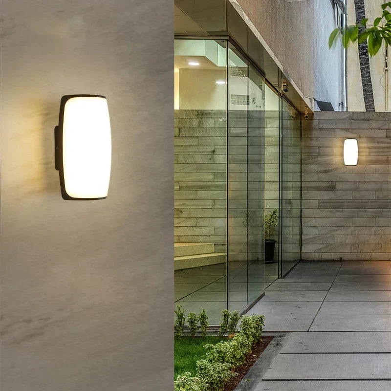 Astyra Outdoor LED Wall Lamp IP65 | Modern Black Waterproof Exterior Light | Energy Efficient Wall Lighting