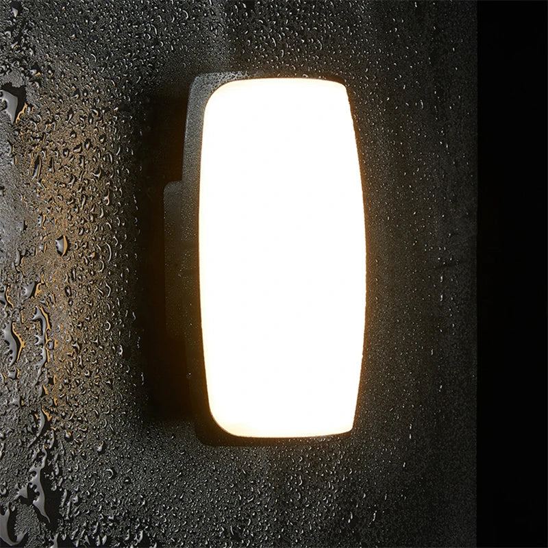 Astyra Outdoor LED Wall Lamp IP65 | Modern Black Waterproof Exterior Light | Energy Efficient Wall Lighting