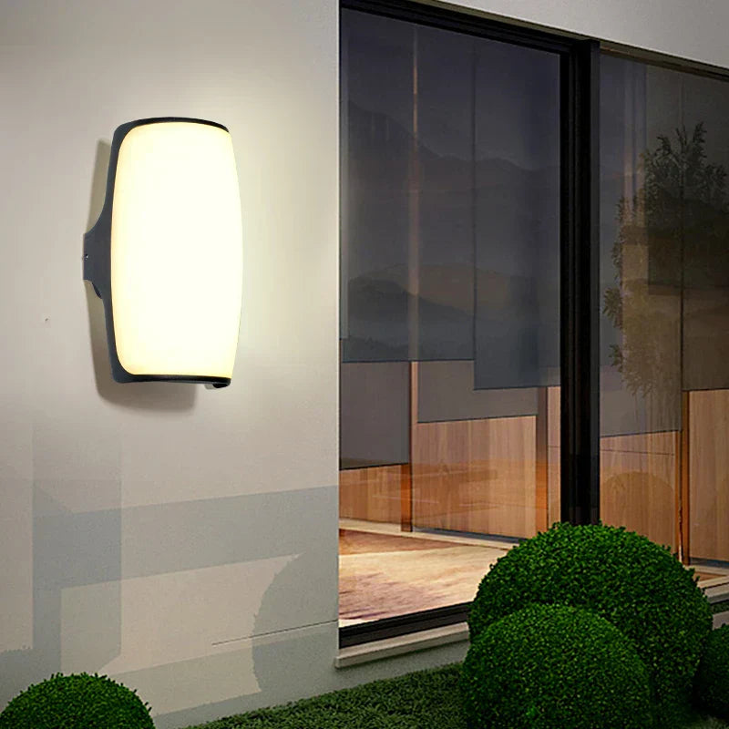 Astyra Outdoor LED Wall Lamp IP65 | Modern Black Waterproof Exterior Light | Energy Efficient Wall Lighting