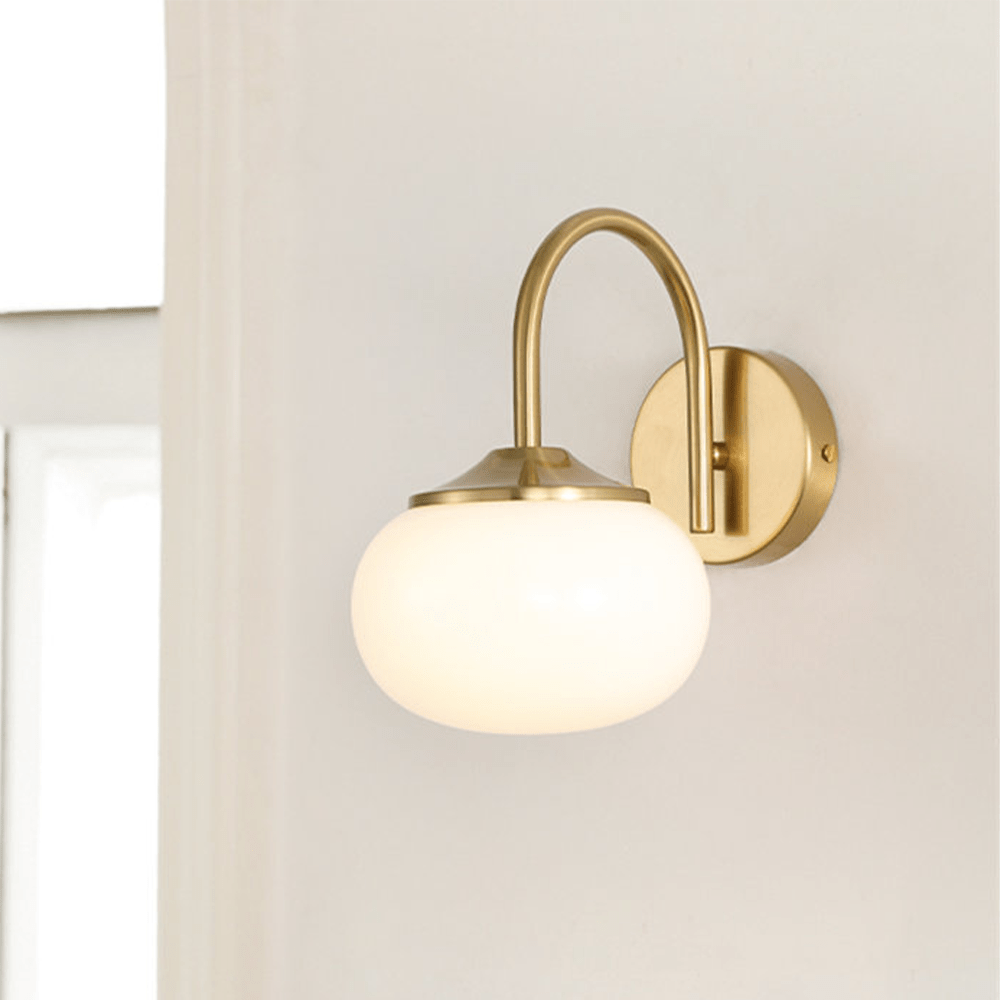 Marshmallow Wall Lamp Scandinavian Style | Soft Glow Wall Light | White Iron Fixture | E27 Indoor Lighting | Bedroom Living Room