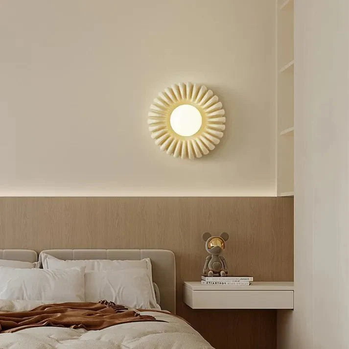 Modern Resin Bedroom Wall Lamp Creative Design | G9 Wall Light Fixture | Minimalist Decorative Lighting | Indoor Ambient Lamp | 24cm
