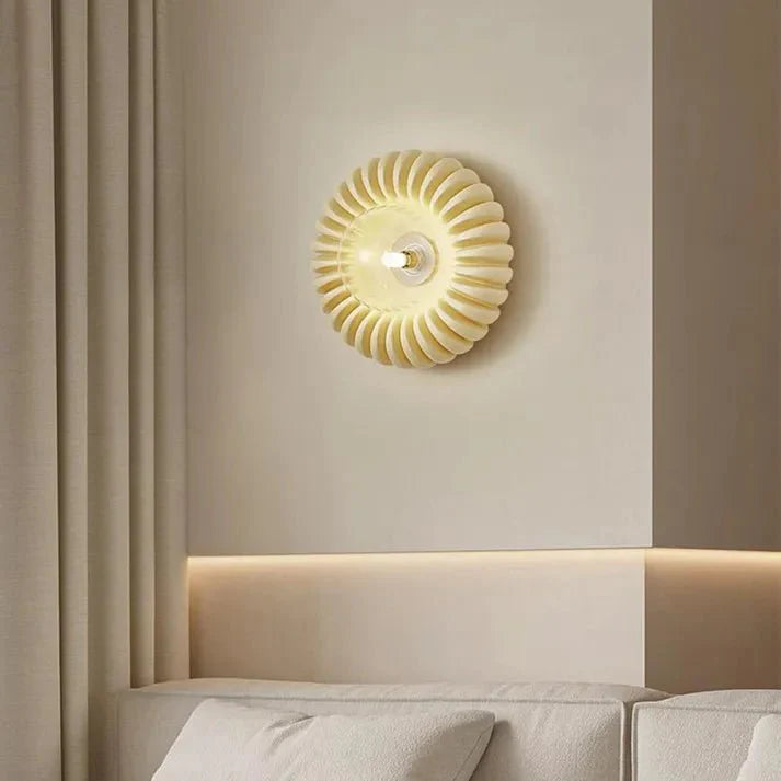 Modern Resin Bedroom Wall Lamp Creative Design | G9 Wall Light Fixture | Minimalist Decorative Lighting | Indoor Ambient Lamp | 24cm