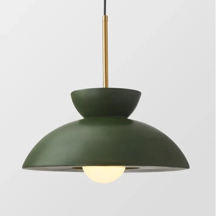 Scandinavian Pendant Lamp for Dining Room | Augustus Minimalist Metal Resin Design | E26/E27 Socket | Adjustable 1.5m Cable
