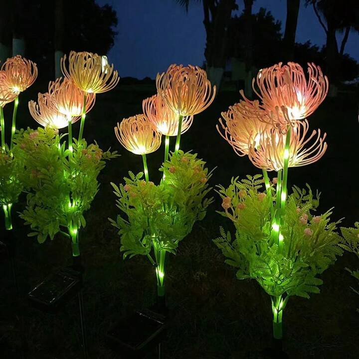 Fanciful Fairy Flowers LED Lamp | Stainless Steel | Whimsical Flower Design | Soft Ambient Lighting | 75cm Height