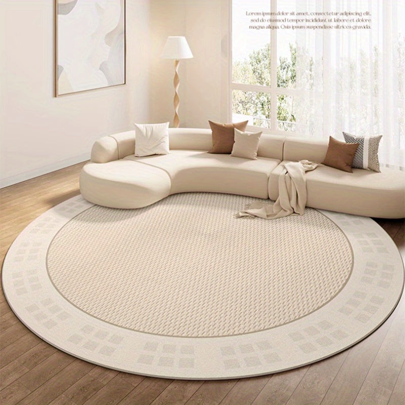 LunaWeave | Harmonious Cream Rug | Soft, Non-Slip & Washable – Elegant Design for Stylish Living Spaces
