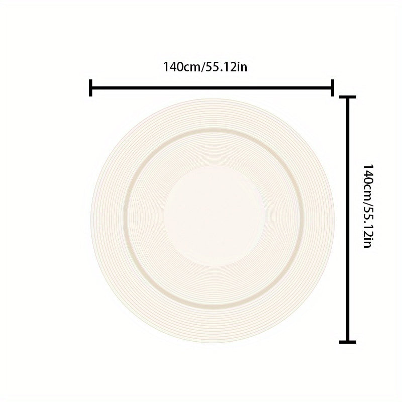 LunaWeave | Harmonious Cream Rug | Soft, Non-Slip & Washable – Elegant Design for Stylish Living Spaces