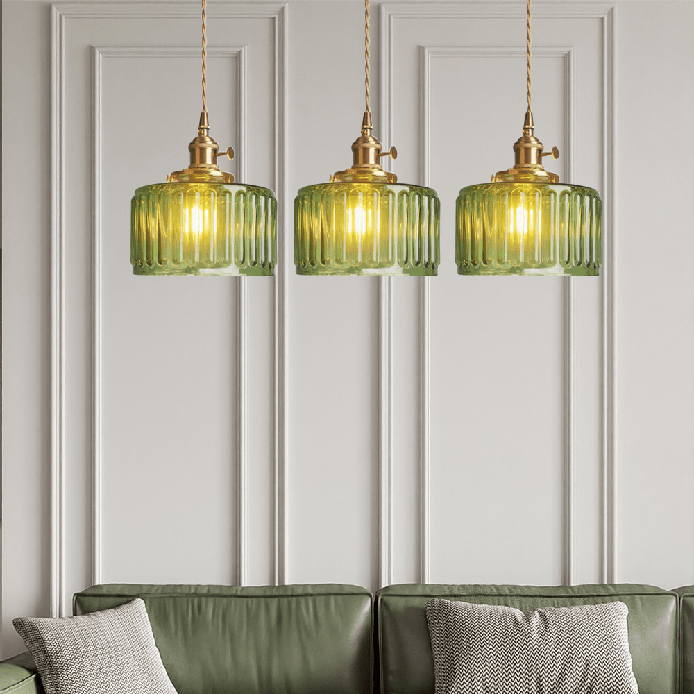 Vintage Crystal Hanging Lamp