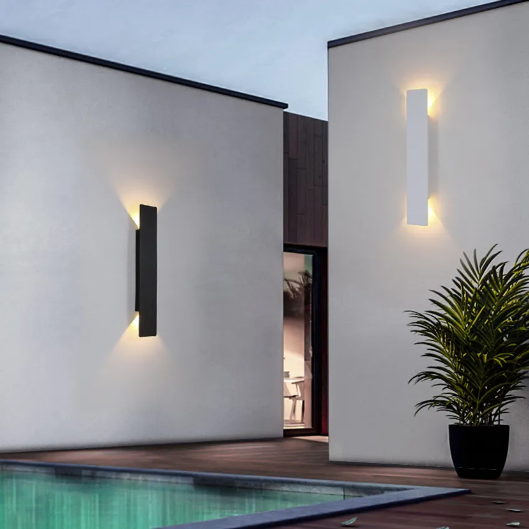 Xyrov Weather-Resistant Aluminum Outdoor Wall Lamp | Modern LED Exterior Light | IP65