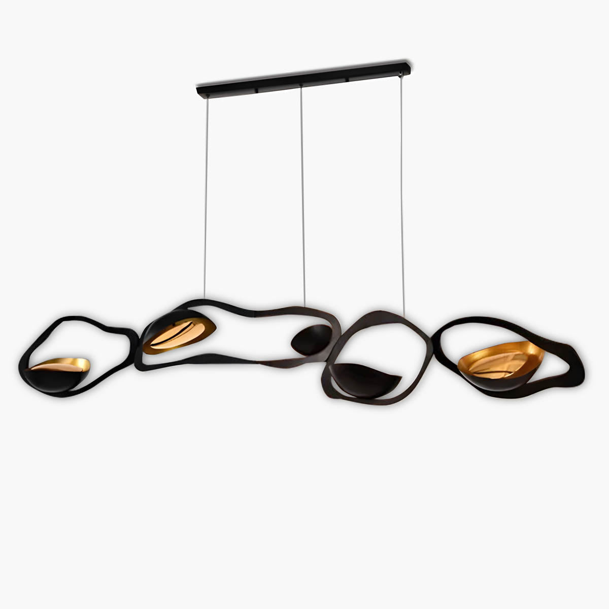 TORRA Modern Pendant Lamp LED Ceiling Light | Alloy Sculptural Design | Adjustable 150cm Cable | Dimmable Option