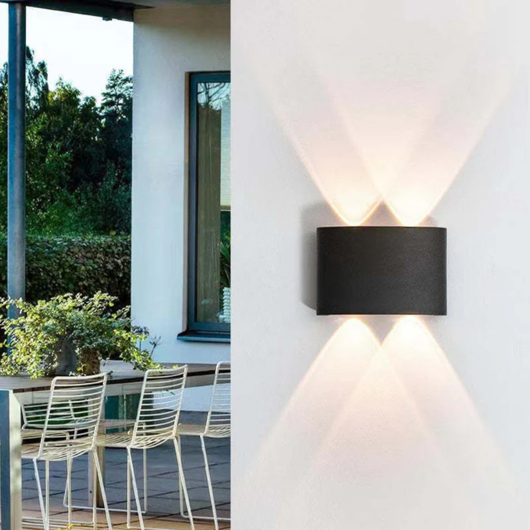 Stralix LED Wall Lamp Indoor & Outdoor | Waterproof Aluminum Wall Light | IP54 Warm White