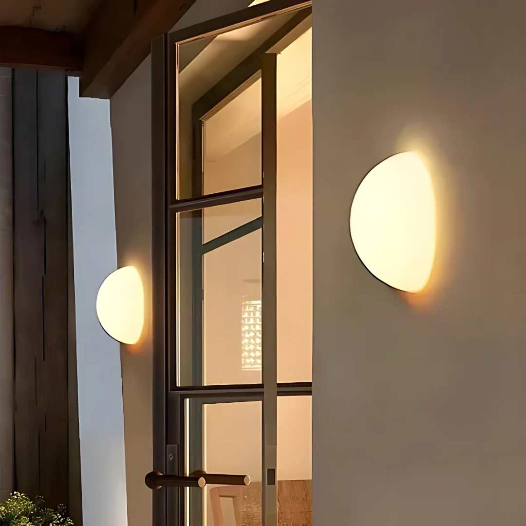 Halio Modern LED Wall Lamp Indoor & Outdoor | Waterproof IP65 Exterior & Interior Light | Warm White