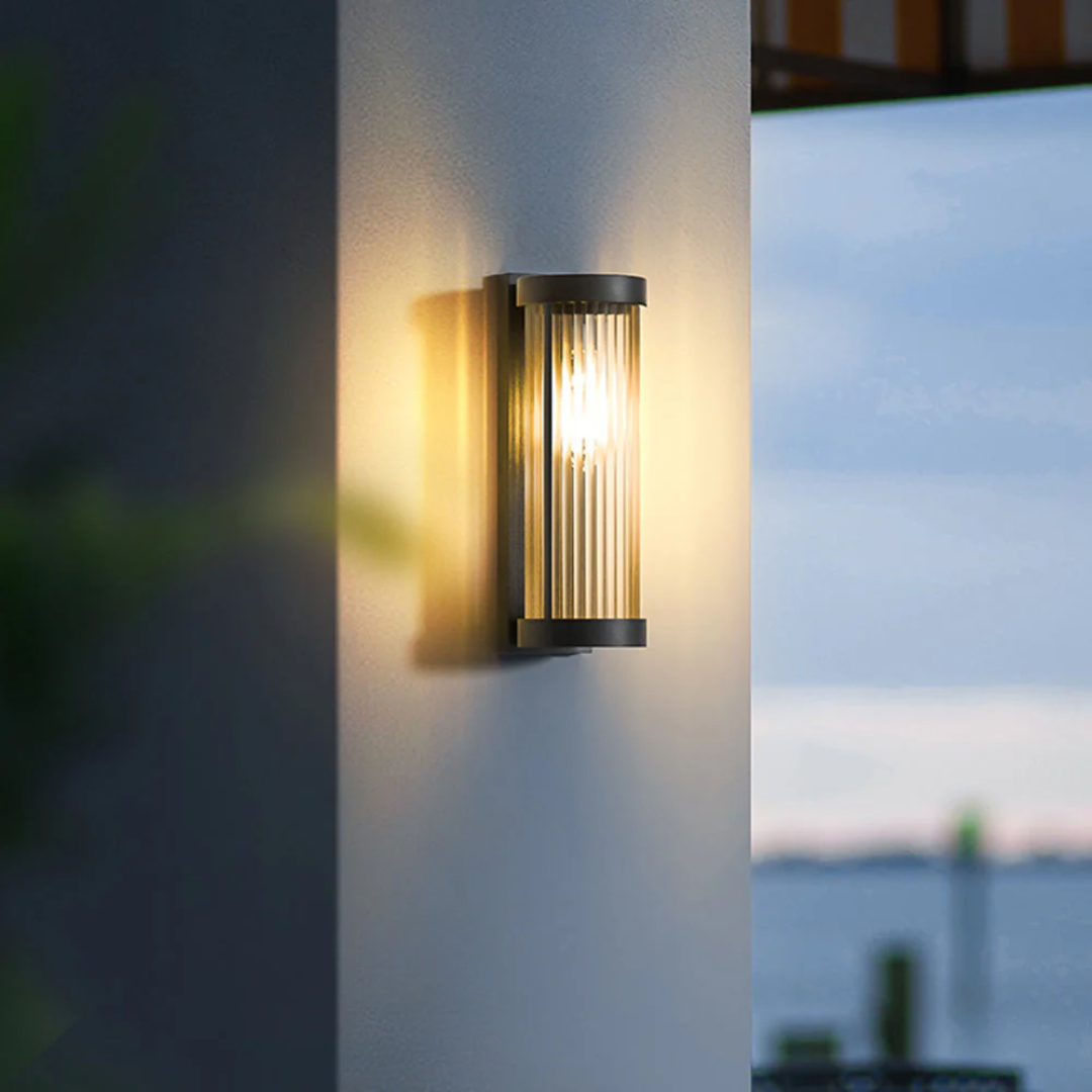 Modern LED Outdoor Wall Lamp for Facade & Garden | IP65 Waterproof Exterior Lighting | Energy-Efficient Outdoor Wall Light | E27 Modern Design