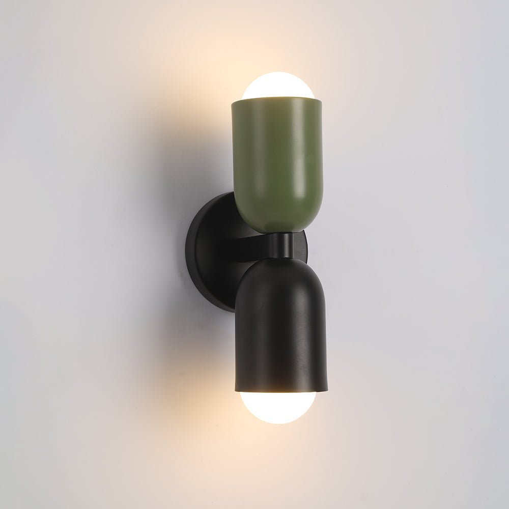Morandi Danish Style Wall Lamp for Living Room Bedroom | Minimalist LED Wall Light | Metal E27 Fixture | Warm White Indoor Lighting