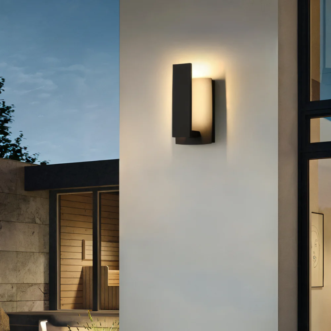 Minimalist LED Outdoor Wall Lamp for Garden & Terrace | Waterproof IP65 Aluminum Design | Warm White Outdoor Lighting | 12W/20W Wall Mounted Lamp