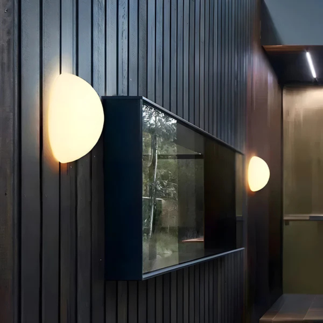 Halio Modern LED Wall Lamp Indoor & Outdoor | Waterproof IP65 Exterior & Interior Light | Warm White
