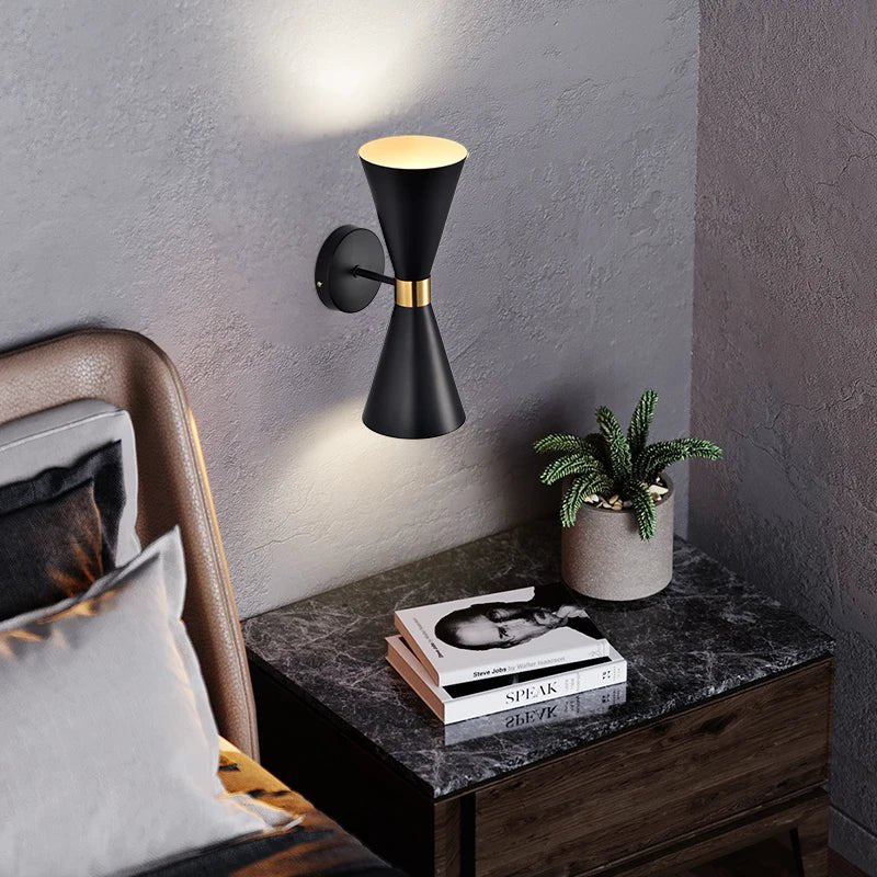 Scandinavian Modern Wall Lamp Minimalist Design | Indoor LED Wall Sconce | Bedroom & Living Room Ambient Lighting Fixture