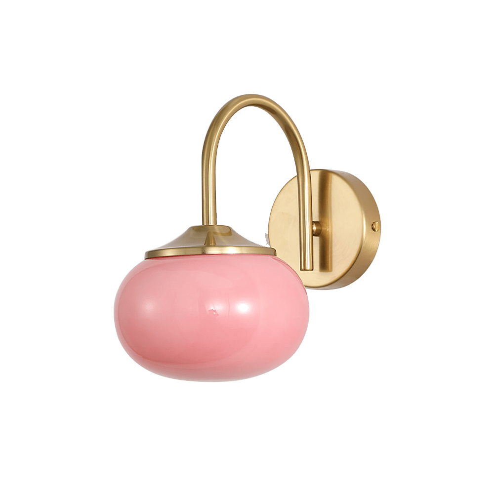 Marshmallow Wall Lamp Scandinavian Style | Soft Glow Wall Light | White Iron Fixture | E27 Indoor Lighting | Bedroom Living Room