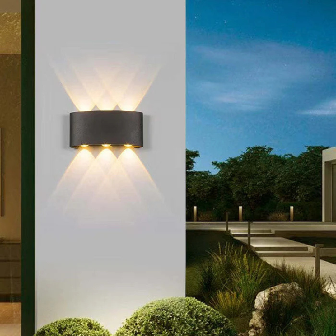 Stralix LED Wall Lamp Indoor & Outdoor | Waterproof Aluminum Wall Light | IP54 Warm White