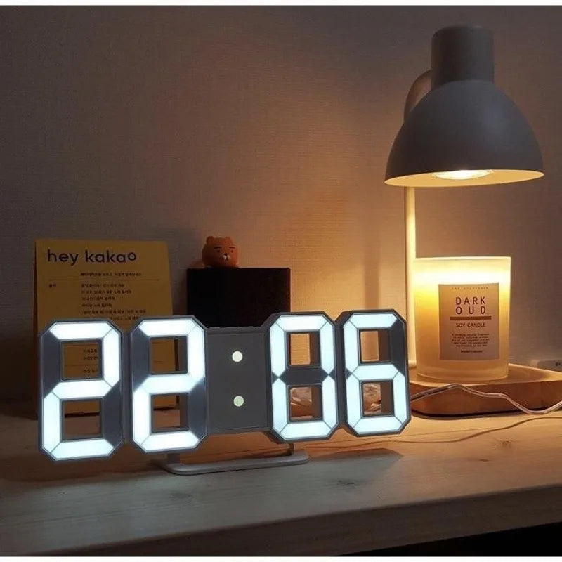 Digitix | Modern 3D LED Clock for Wall & Desk