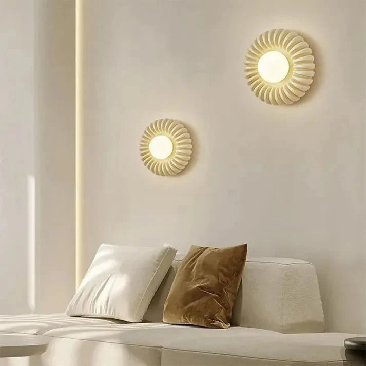 Modern Resin Bedroom Wall Lamp Creative Design | G9 Wall Light Fixture | Minimalist Decorative Lighting | Indoor Ambient Lamp | 24cm