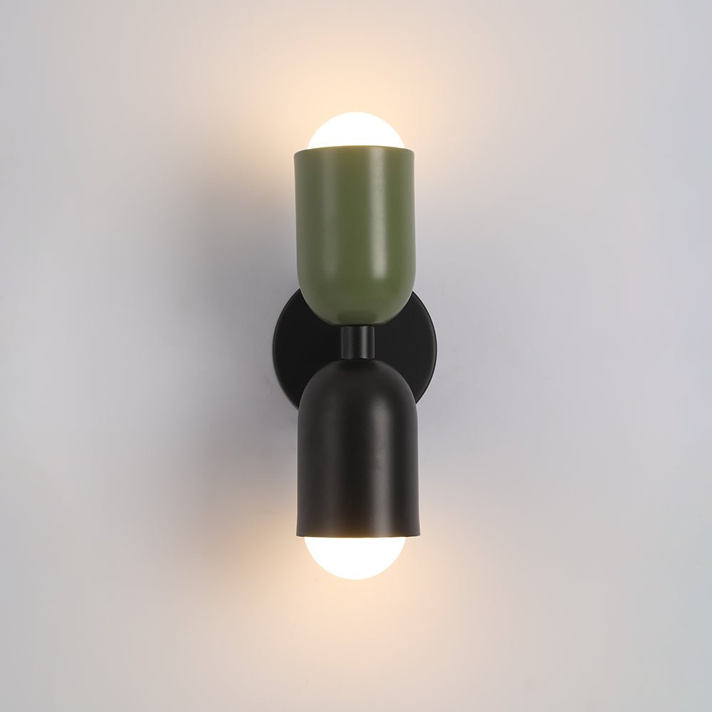 Morandi Danish Style Wall Lamp for Living Room Bedroom | Minimalist LED Wall Light | Metal E27 Fixture | Warm White Indoor Lighting