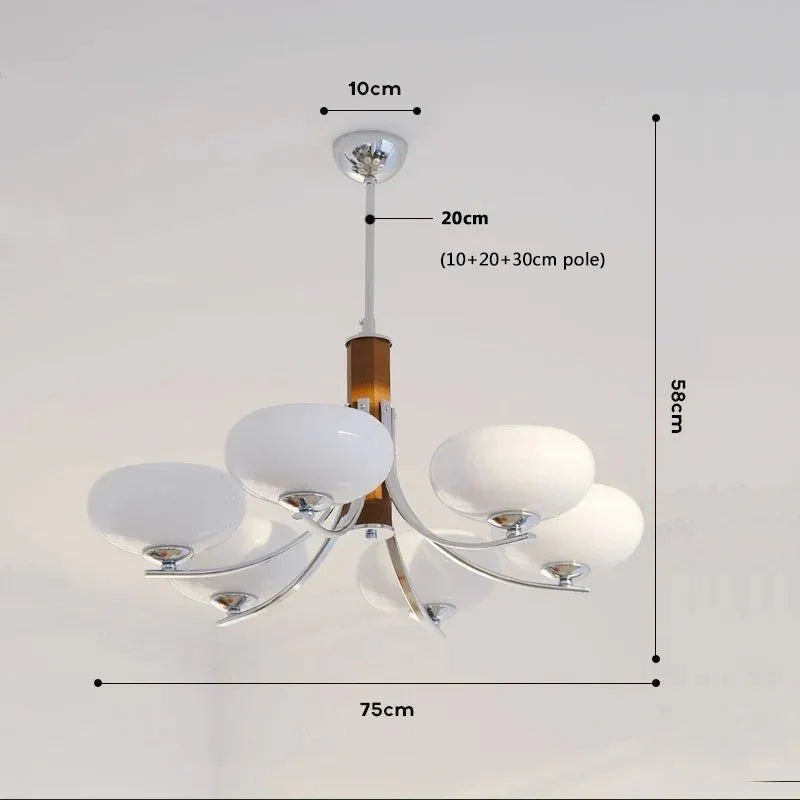 3/5 Main Bauhaus Chandelier